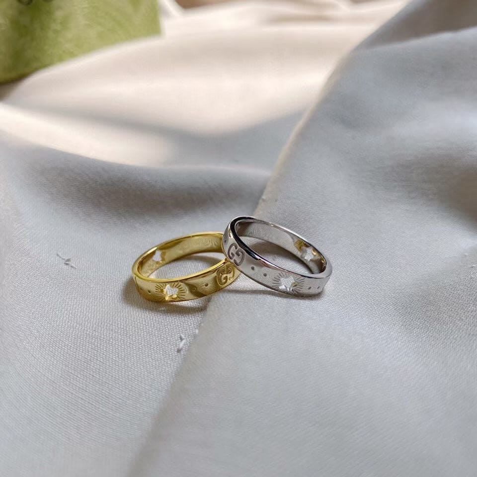 18K Double Gucci Icon Ring
