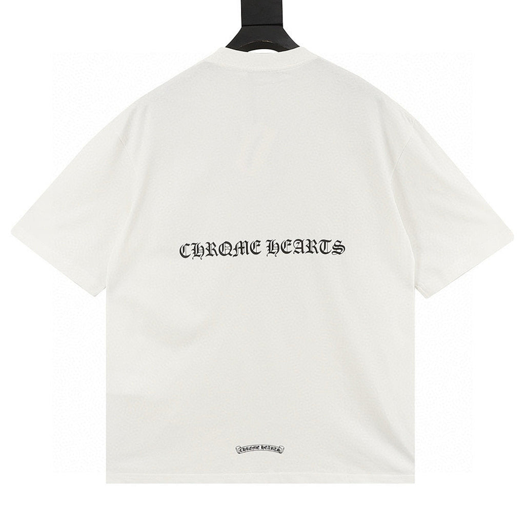 Chrome Hearts Sanskrit Horseshoe Print T-Shirt