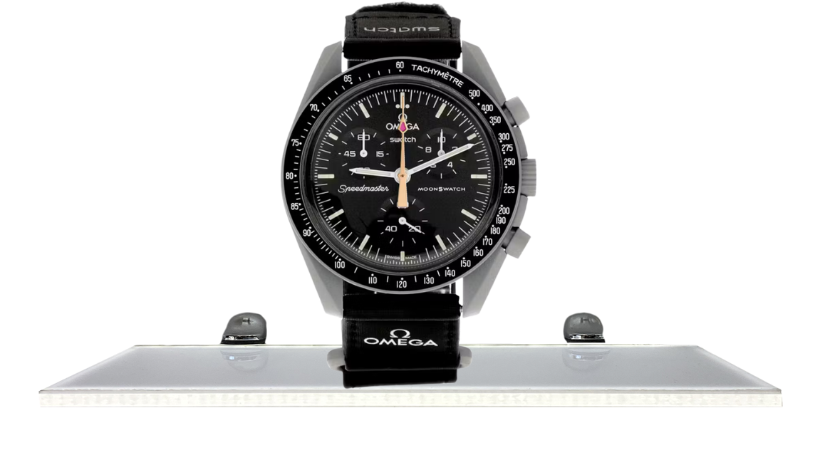 Swatch x Omega Bioceramic Moonswatch Mission To Moonshine Gold Pink