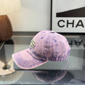 Vintage Washed Denim Baseball Cap - Adjustable Streetwear Hat