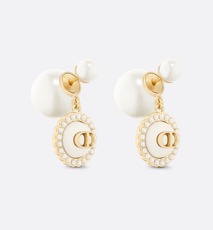 18K Dior Pearls Earrings
