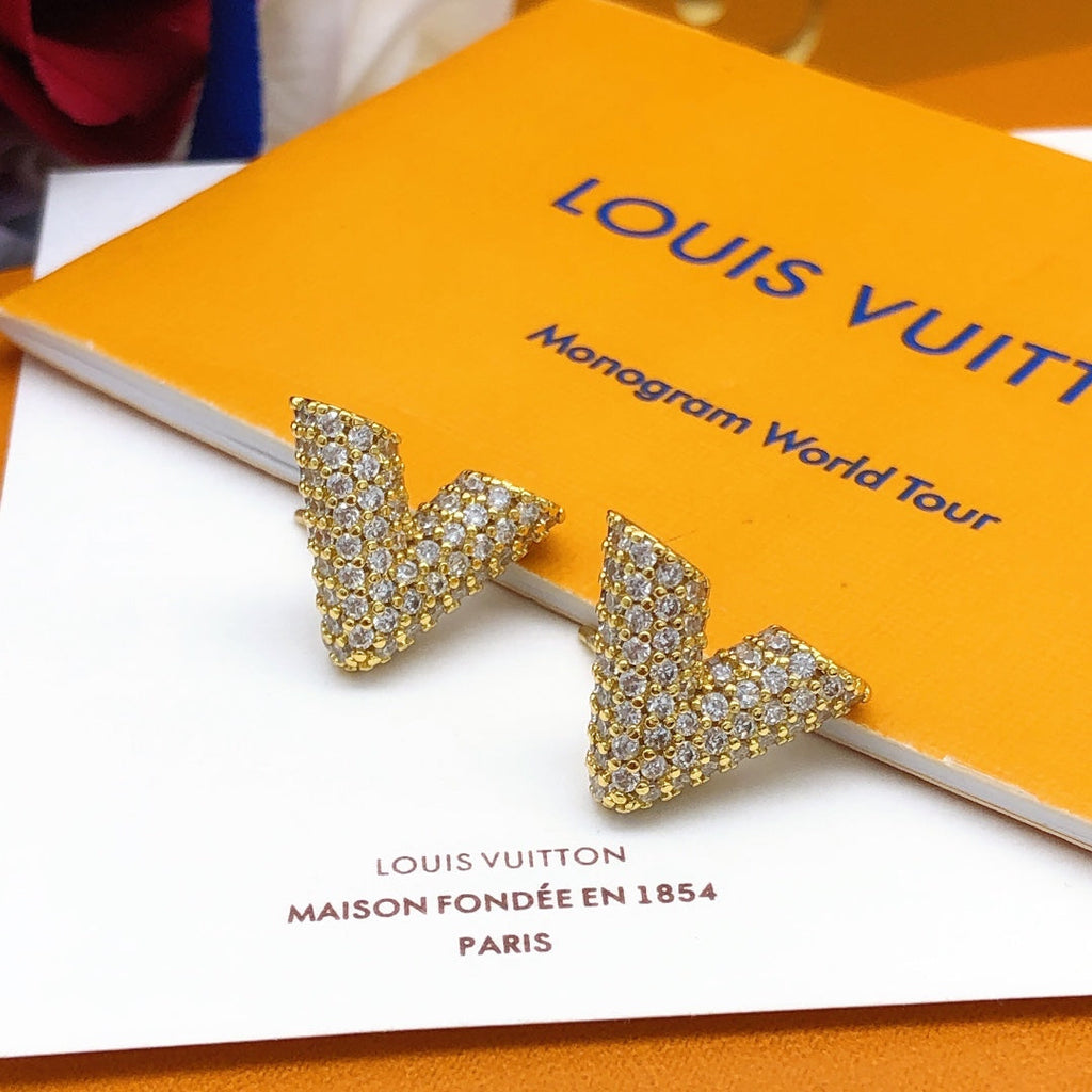 18K Louis Vuitton Diamonds Earrings