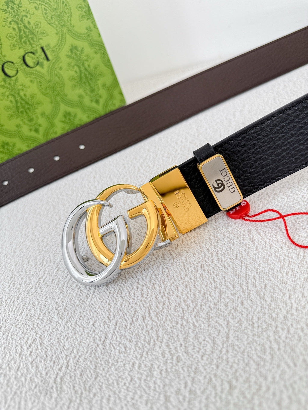 Designer Premium leather belt width 3.8cm
